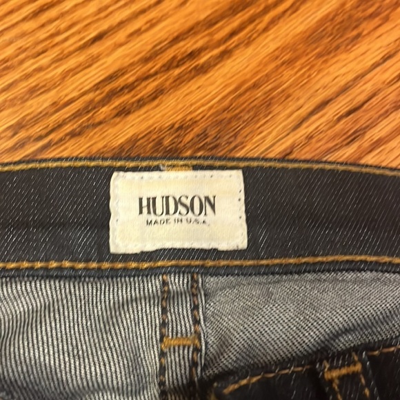 Hudson Woman’s Dark Blue Nico Mid-rise Super Skinny Jeans Size 24 - Picture 4 of 8